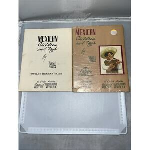 1949 Mexican Children and Toys Valdio Sera 12 Tales Booklet and Prints